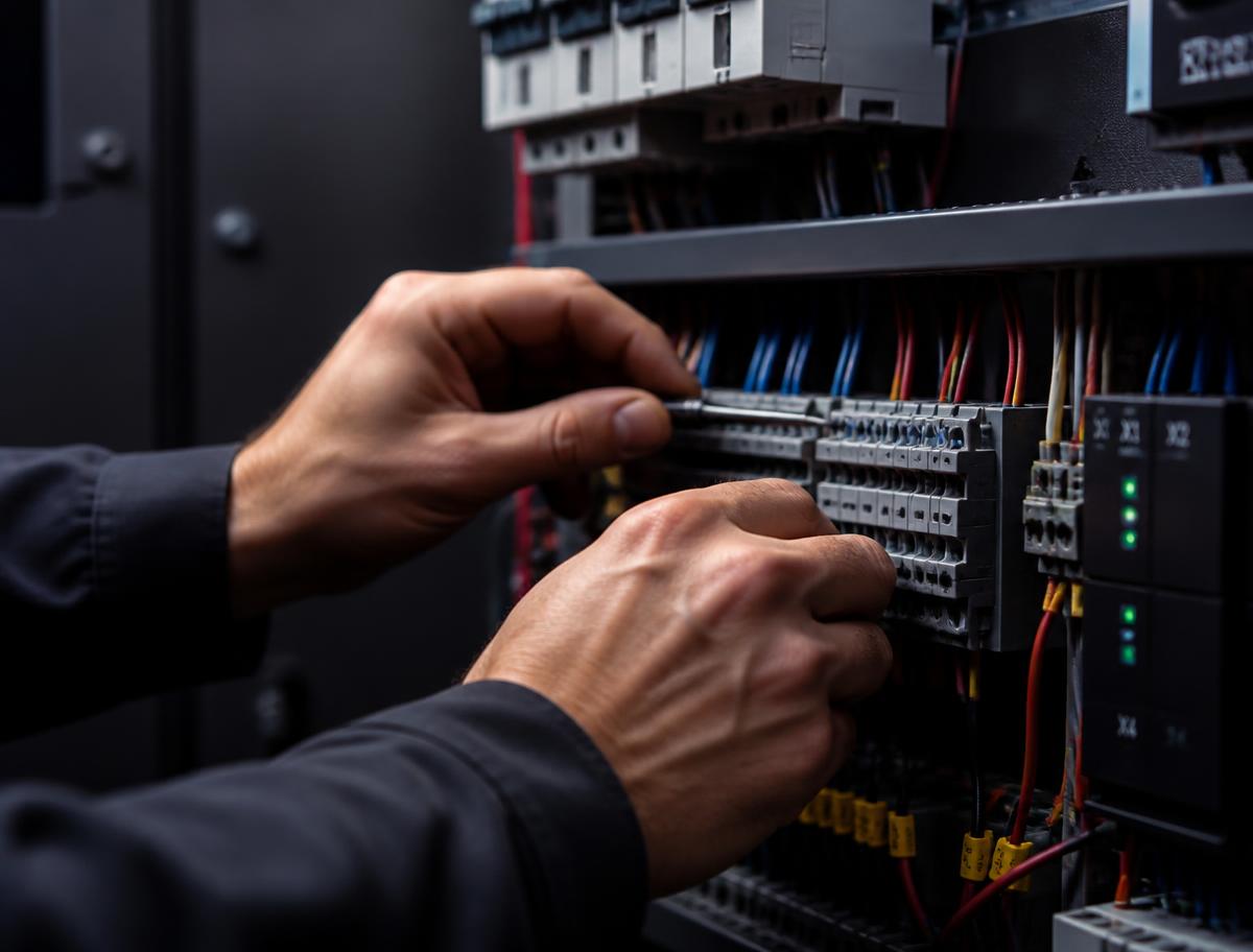 Fachkraft im Bereich Elektroniker